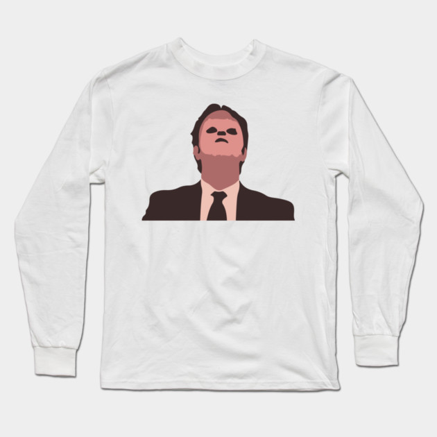 Dwight Schrute Hannibal // Minimalist Long Sleeve T-Shirt by Tv Moments