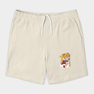 Sailor Moon Funny Face Design Shorts