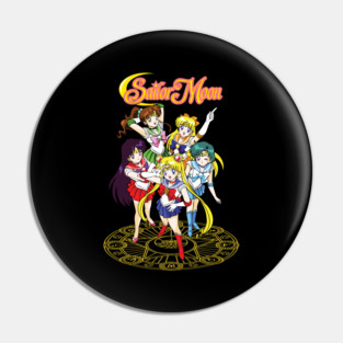 Sailor Moon Team with Magic Circle Pin