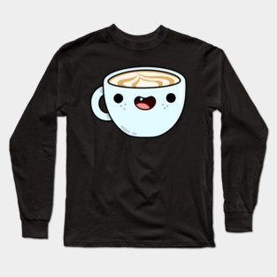 Kawaii Cappuccino - Bestie Vibes Long Sleeve T-Shirt