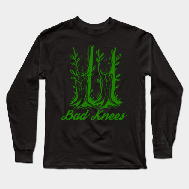 bad knees Long Sleeve T-Shirt by DIGITAL MERCH CREATIONS
