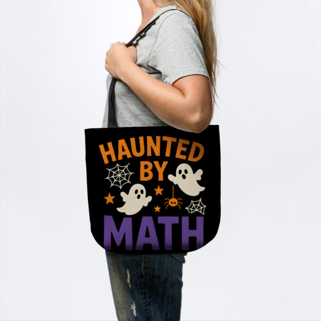 Haunted by Math Funny Ghost Halloween Gift Graphic by MakerMind8.2