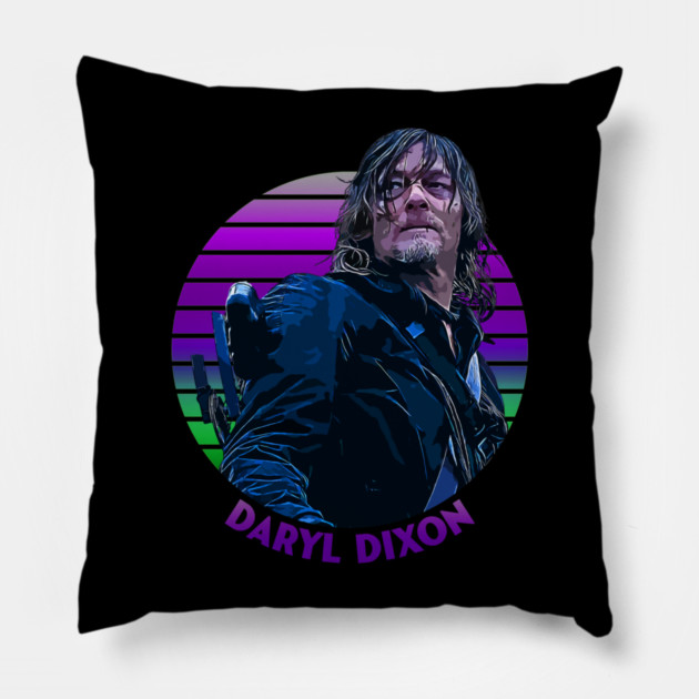 Sunset Stripes Series // Daryl Dixon Pillow by Tv Moments