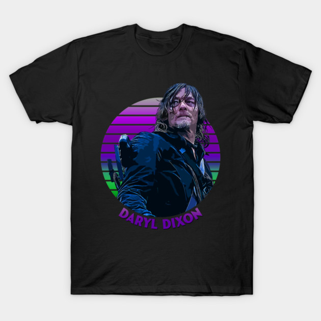 Sunset Stripes Series // Daryl Dixon T-Shirt by Tv Moments
