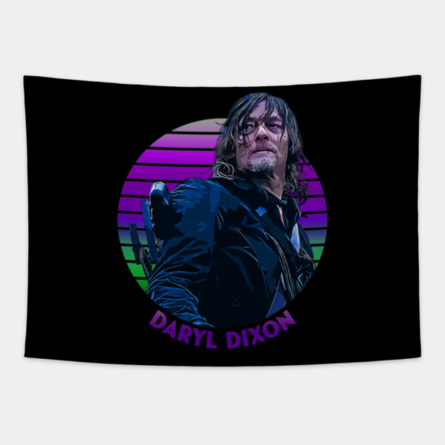 Sunset Stripes Series // Daryl Dixon Tapestry by Tv Moments