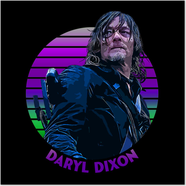 Sunset Stripes Series // Daryl Dixon Wall Art by Tv Moments