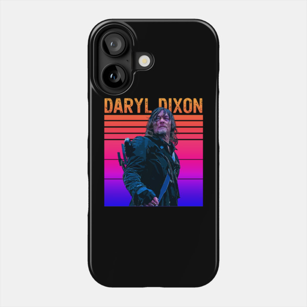 Retro Pop Classics // Daryl Dixon Phone Case by Tv Moments