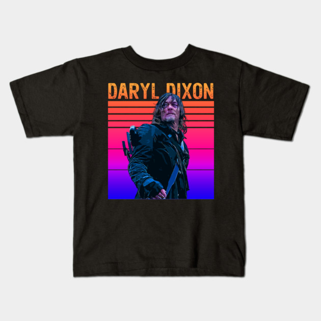 Retro Pop Classics // Daryl Dixon Kids T-Shirt by Tv Moments