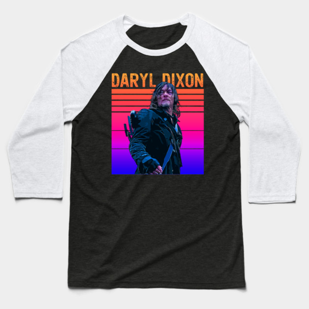 Retro Pop Classics // Daryl Dixon Baseball T-Shirt by Tv Moments