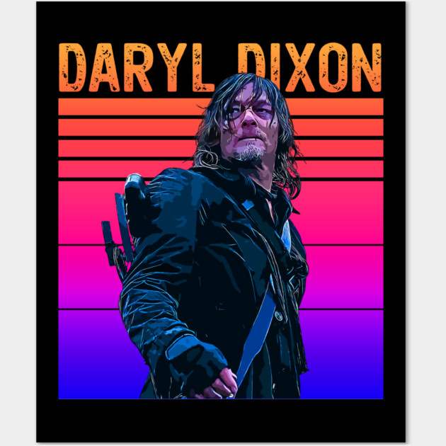 Retro Pop Classics // Daryl Dixon Wall Art by Tv Moments