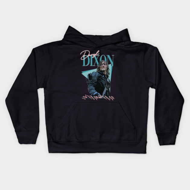 Vapor Pop 90s // Daryl Dixon Kids Hoodie by Tv Moments