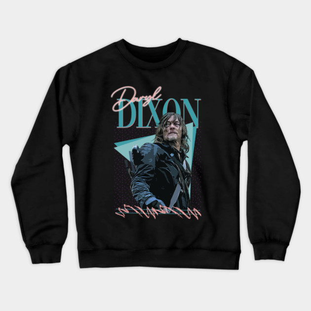 Vapor Pop 90s // Daryl Dixon Crewneck Sweatshirt by Tv Moments