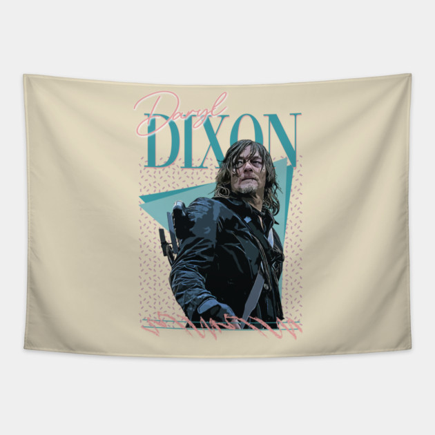 Vapor Pop 90s // Daryl Dixon Tapestry by Tv Moments