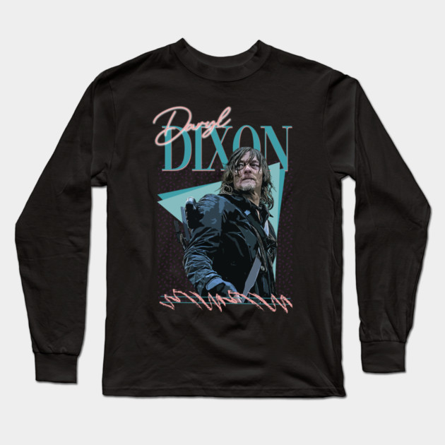 Vapor Pop 90s // Daryl Dixon Long Sleeve T-Shirt by Tv Moments