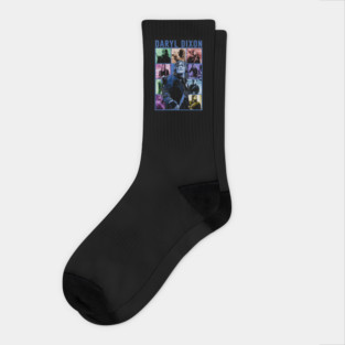 Iconic Collage Collection // Daryl Dixon Socks