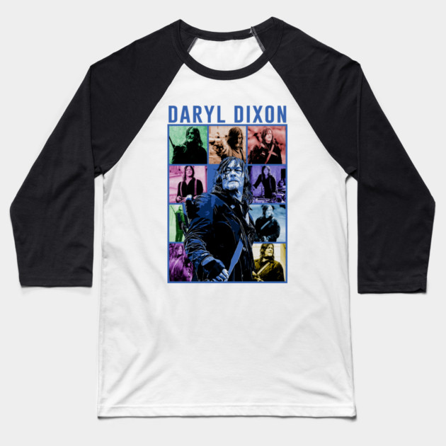 Iconic Collage Collection // Daryl Dixon Baseball T-Shirt by Tv Moments