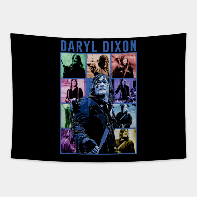 Iconic Collage Collection // Daryl Dixon Tapestry by Tv Moments