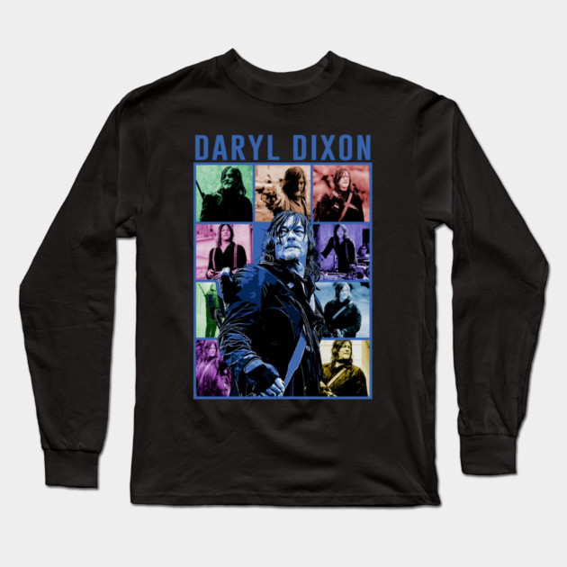 Iconic Collage Collection // Daryl Dixon Long Sleeve T-Shirt by Tv Moments