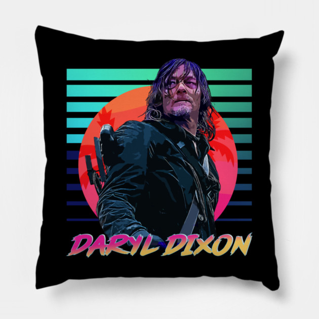 Neon Dreams Series // Daryl Dixon Pillow by Tv Moments