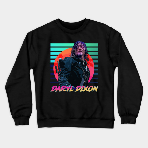 Neon Dreams Series // Daryl Dixon Crewneck Sweatshirt by Tv Moments