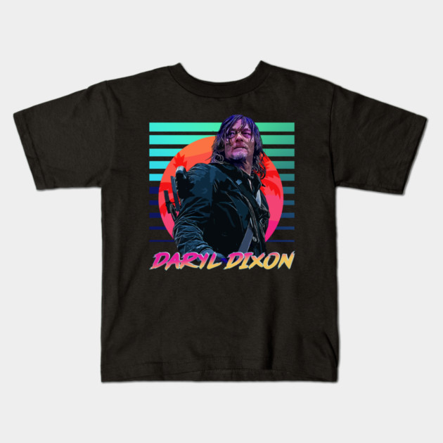 Neon Dreams Series // Daryl Dixon Kids T-Shirt by Tv Moments