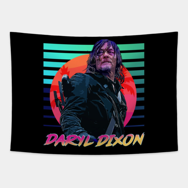 Neon Dreams Series // Daryl Dixon Tapestry by Tv Moments
