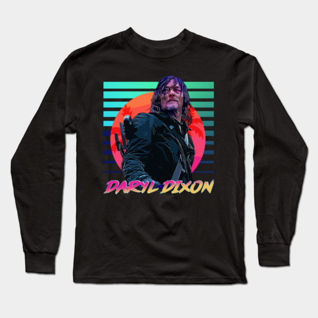 Neon Dreams Series // Daryl Dixon Long Sleeve T-Shirt by Tv Moments