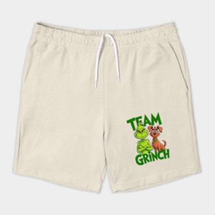 Team Grinch with Max Dog Christmas Funny Holiday Shorts