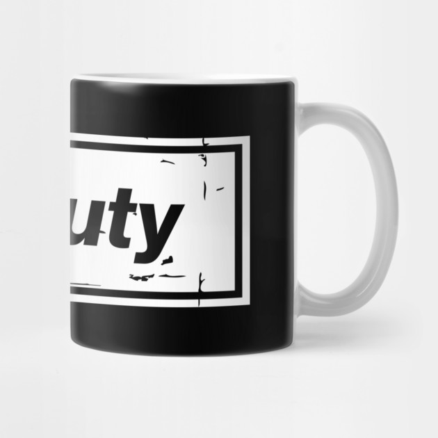 Off Duty – White Funny Day Off Oasis Style Britpop by Butter Creative