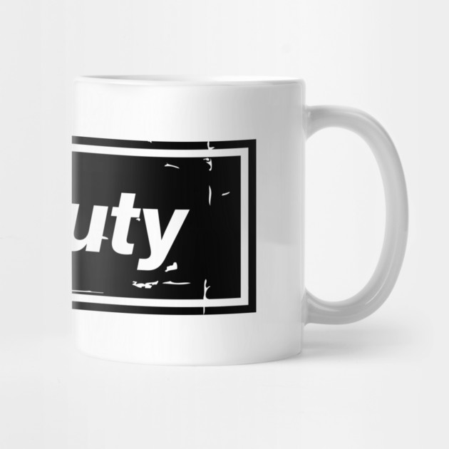 Off Duty – Black Funny Day Off Oasis Style Britpop by Butter Creative