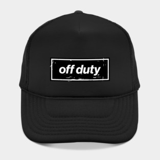 Off Duty – Black Funny Day Off Oasis Style Britpop Hat