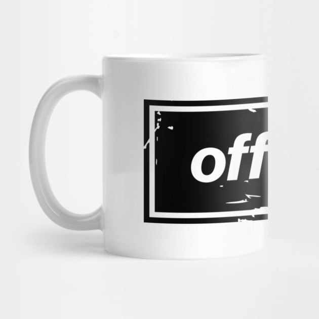 Off Duty – Black Funny Day Off Oasis Style Britpop by Butter Creative
