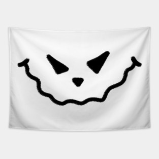 PUMPKIN EYES Tapestry