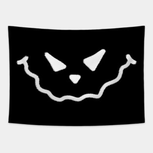 PUMPKIN EYES - [ white version ] Tapestry
