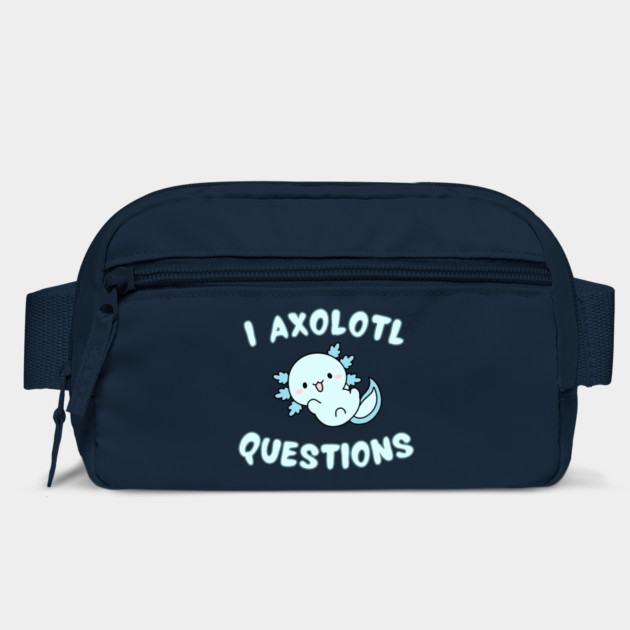I Axolotl Questions – Cute Blue Axolotl by Inkarti