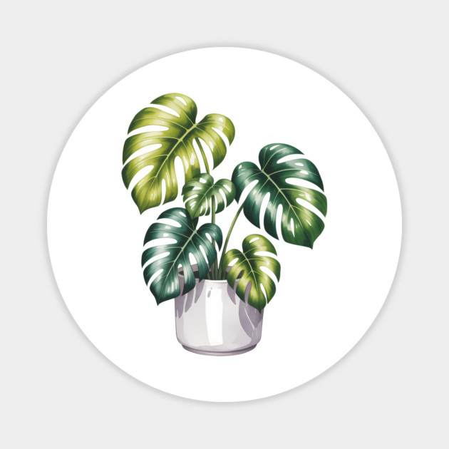 Monstera Leaf Tropical Plant Lover Magnet by Rachel's Store 6