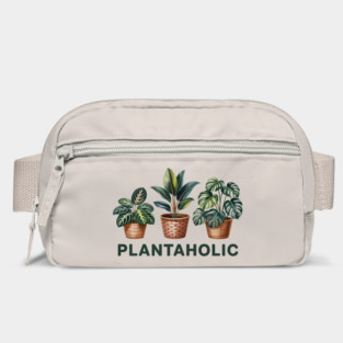 Plantaholic Funny Gardening Lover Saying Bag