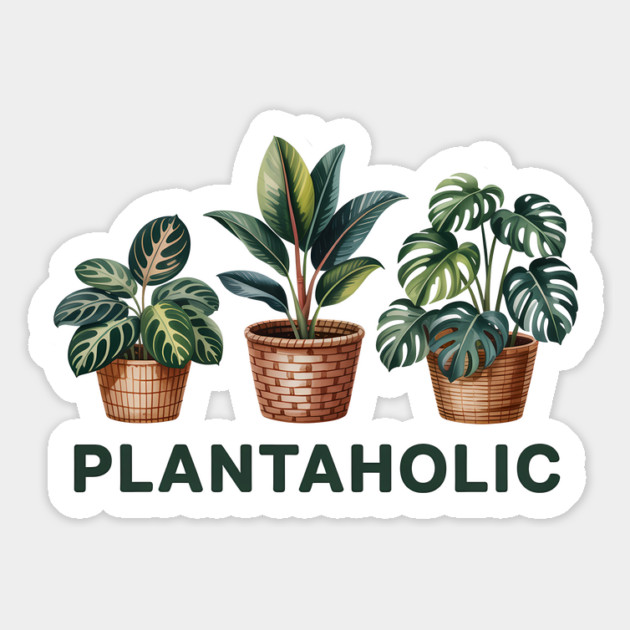 Plantaholic Funny Gardening Lover Saying Magnet by Rachel's Store 6