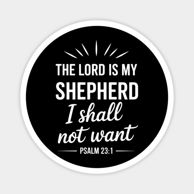 Psalm 23:1 Bible Verse Magnet by Rachel's Store 6