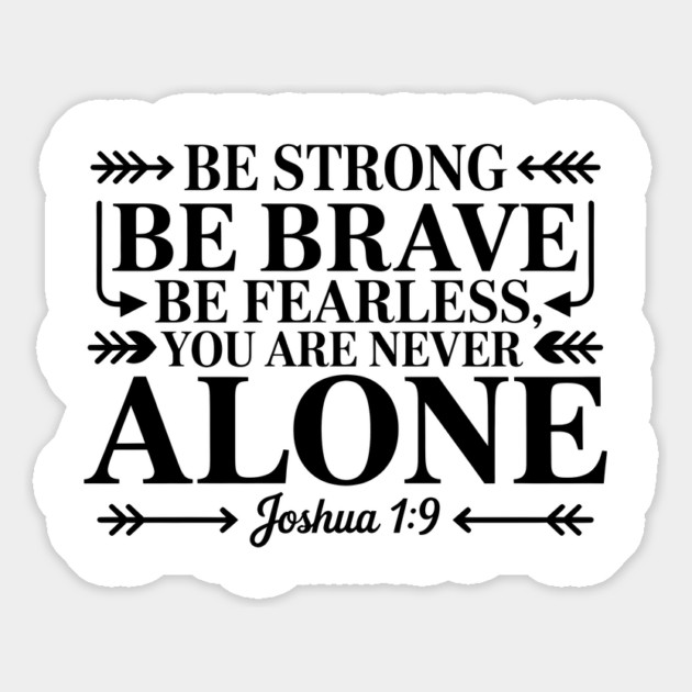 Joshua 1:9 Bible Verse Motivational Christian Quote Magnet by Rachel's Store 6
