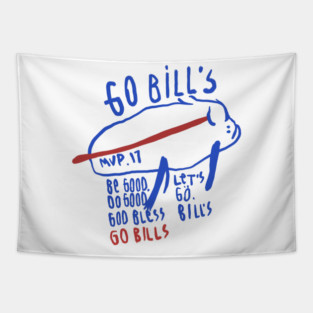 Be Good Buffalo Bills Tapestry