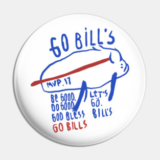 Be Good Buffalo Bills Pin