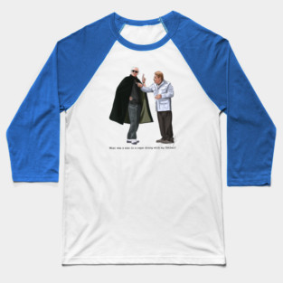 The Man in a Cape Baseball T-Shirt