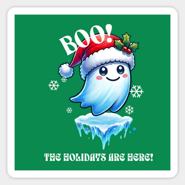 Boo! The Holidays Are Here! Magnet by Cool Monkey Designs