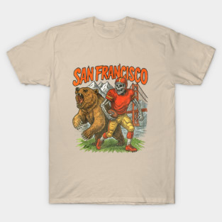 Bay Area 49ers Graphic San Francisco Football Sports T-Shirt