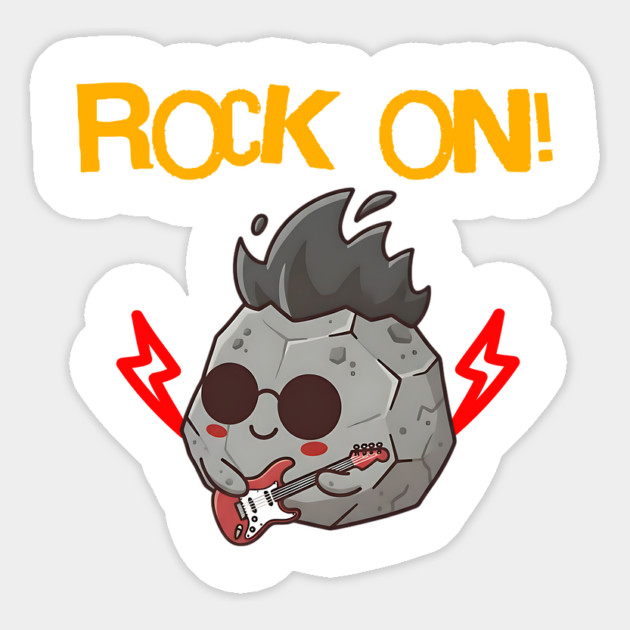 Rock On! Magnet by Cool Monkey Designs