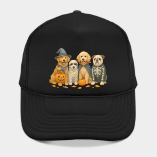 Cute Ghost Dogs – Funny Halloween Costumes Pack for Dog Lovers Hat