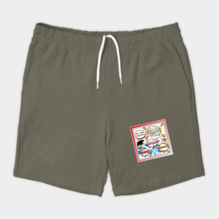Bear Comic Font Shorts