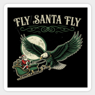 Fly-Santa-Fly Magnet