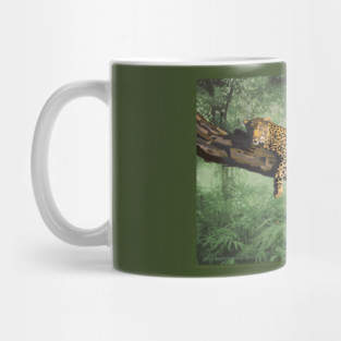 Lazy Days Leopard Mug